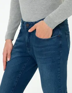 شلوار جین جذب مردانه نیلی پیرکاردین