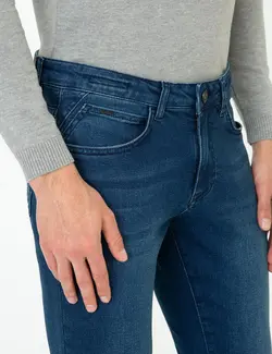 شلوار جین جذب مردانه نیلی پیرکاردین