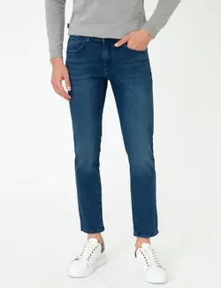 شلوار جین جذب مردانه نیلی پیرکاردین