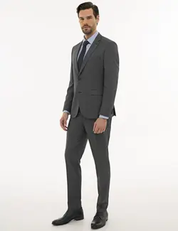 ست کت و شلوار مردانه سرمه ای پیرکاردین