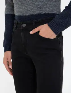 شلوار جین Straight Fit مردانه انتراسیت پیرکاردین