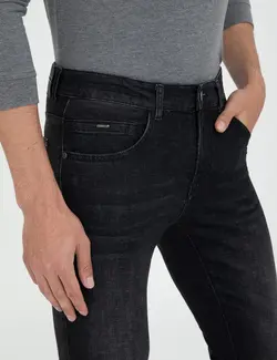 شلوار جین جذب مردانه سیاه پیرکاردین