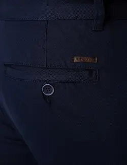 شلوار کتان جذب مردانه سرمه ای پیرکاردین