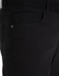 شلوار کتان جذب مردانه سیاه پیرکاردین