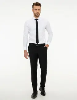 پیراهن آستین بلند مردانه سفید پیرکاردین