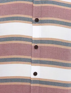 پیراهن آستین بلند مردانه زرشکی پیرکاردین