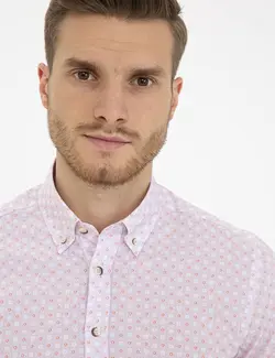 پیراهن آستین بلند مردانه نارنجی پیرکاردین