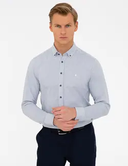 پیراهن آستین بلند مردانه سیاه پیرکاردین