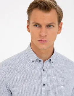 پیراهن آستین بلند مردانه سیاه پیرکاردین