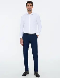 پیراهن آستین بلند مردانه سفید پیرکاردین