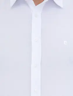 پیراهن آستین بلند مردانه سفید پیرکاردین