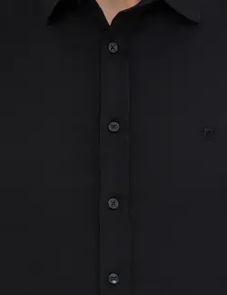 پیراهن آستین بلند مردانه سیاه پیرکاردین