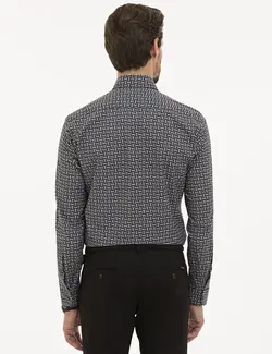 پیراهن آستین بلند مردانه انتراسیت پیرکاردین