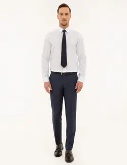 پیراهن آستین بلند مردانه سفید پیرکاردین