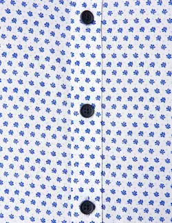 پیراهن آستین بلند مردانه آبی پیرکاردین