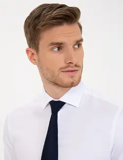 پیراهن آستین بلند مردانه سفید پیرکاردین