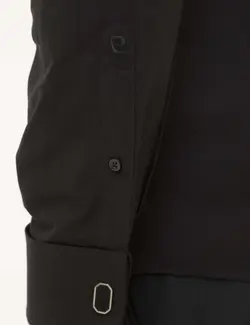 پیراهن آستین بلند مردانه سیاه پیرکاردین