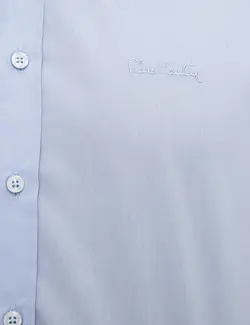 پیراهن آستین بلند مردانه آبی روشن پیرکاردین