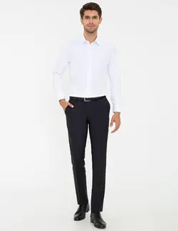 پیراهن آستین بلند مردانه سفید پیرکاردین