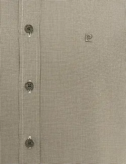 پیراهن آستین بلند مردانه خاکی پیرکاردین