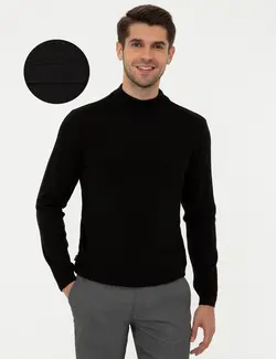 پلیور مردانه سیاه پیرکاردین