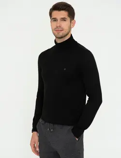 پلیور مردانه سیاه پیرکاردین