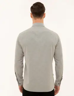 پیراهن آستین بلند مردانه سبز پیرکاردین