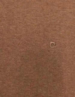 پلیور مردانه زنجبیلی ملانژ پیرکاردین