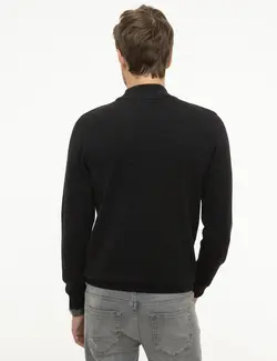 پلیور مردانه آنتراسیت ملانژ پیرکاردین