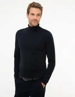 پلیور مردانه سرمه ای تیره پیرکاردین