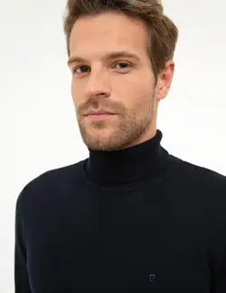 پلیور مردانه سرمه ای تیره پیرکاردین