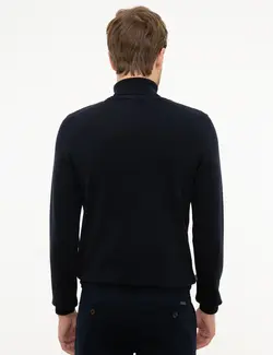 پلیور مردانه سرمه ای تیره پیرکاردین