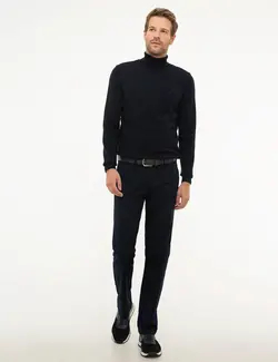 پلیور مردانه سرمه ای تیره پیرکاردین