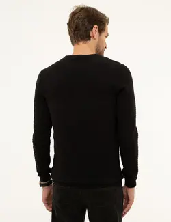 پلیور مردانه آنتراسیت ملانژ پیرکاردین