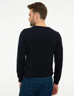 پلیور مردانه سرمه ای پیرکاردین