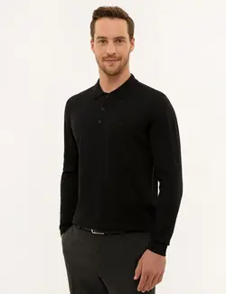 پلیور مردانه سیاه پیرکاردین