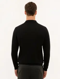 پلیور مردانه سیاه پیرکاردین