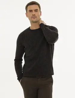 پلیور مردانه سرمه ای پیرکاردین