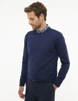 پلیور مردانه نیلی پیرکاردین