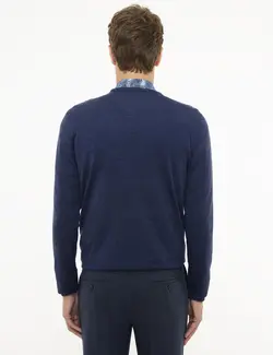 پلیور مردانه نیلی پیرکاردین