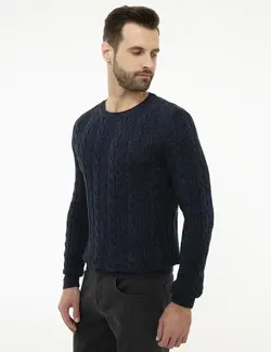 پلیور مردانه سرمه ای پیرکاردین