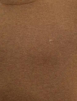 پلیور مردانه شتری ملانژ پیرکاردین