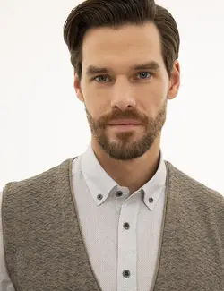 پلیور مردانه سموری ملانز پیرکاردین