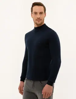 پلیور مردانه سرمه ای پیرکاردین