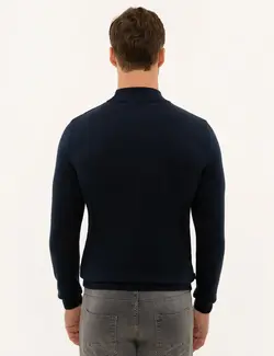 پلیور مردانه سرمه ای پیرکاردین