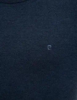 پلیور مردانه نیلی ملانژ پیرکاردین