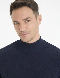 پلیور مردانه آبی پیرکاردین