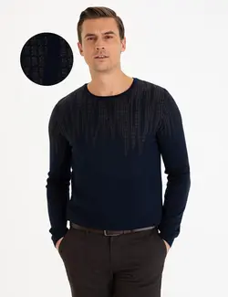 پلیور مردانه آبی پیرکاردین