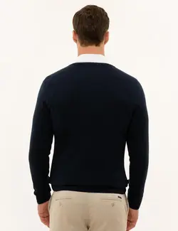 پلیور مردانه آبی پیرکاردین