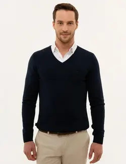 پلیور مردانه آبی پیرکاردین